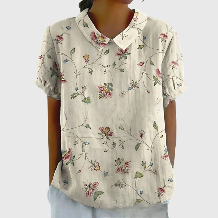 Jenna Floral Collar Blouse
