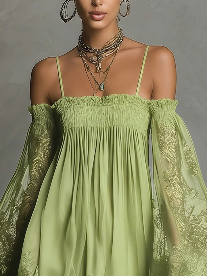 Noctira Lace Whisper Mini Dress