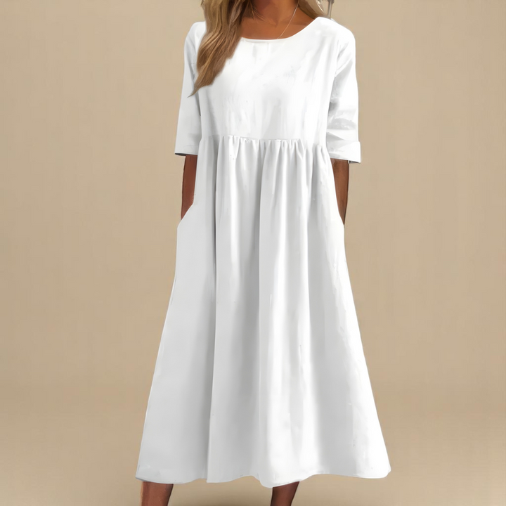 Aveline Soft Flow Midi Dress