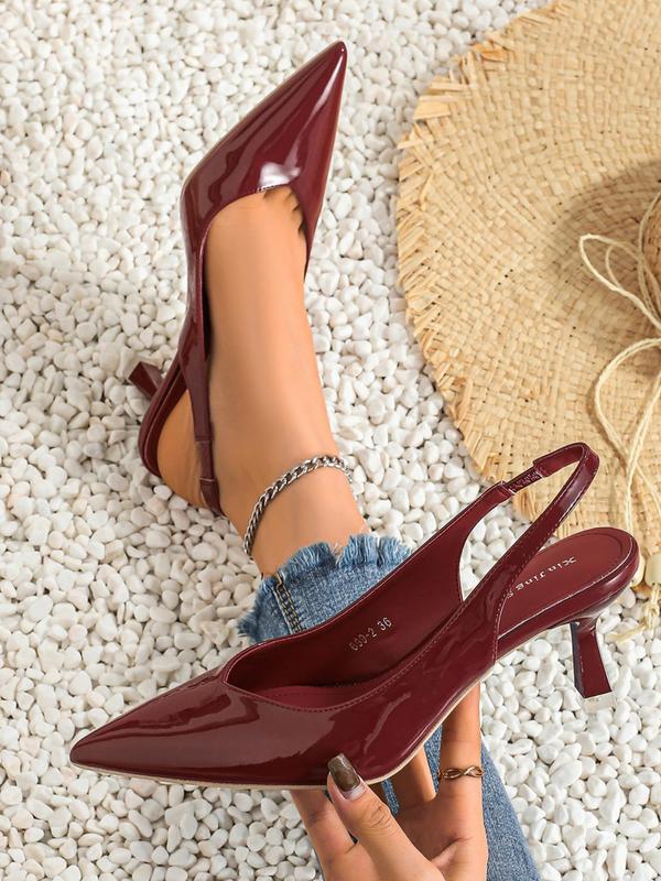 Selmira Pointed Slingback Heels