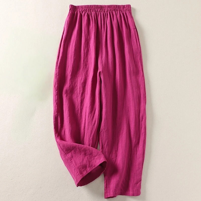 Calora Relaxed Linen Trousers