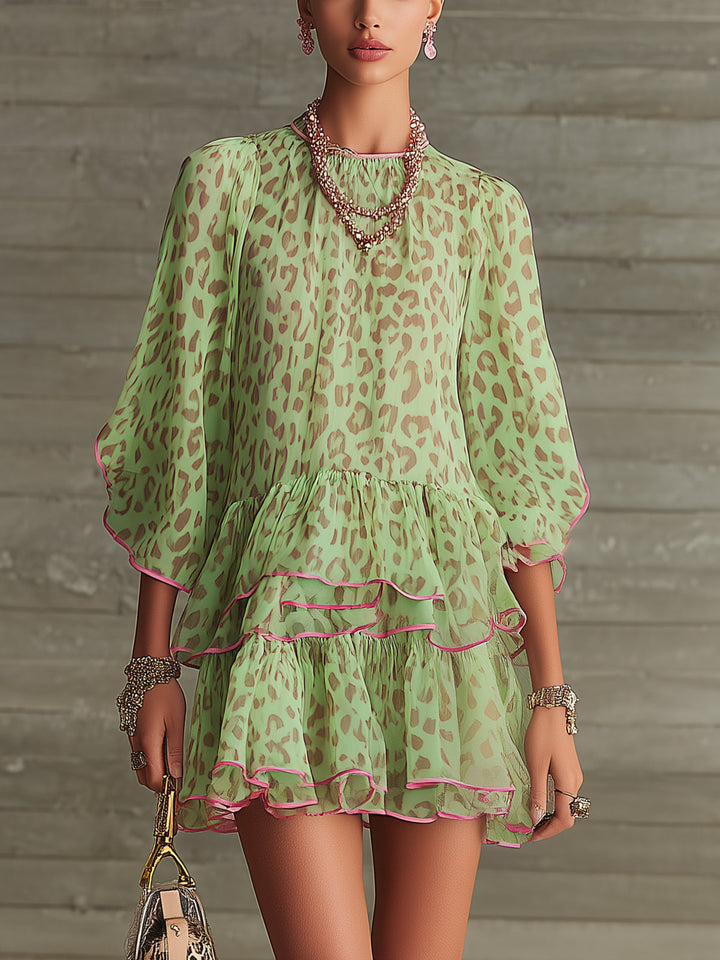 Zerina Wild Ruffle Mini Dress