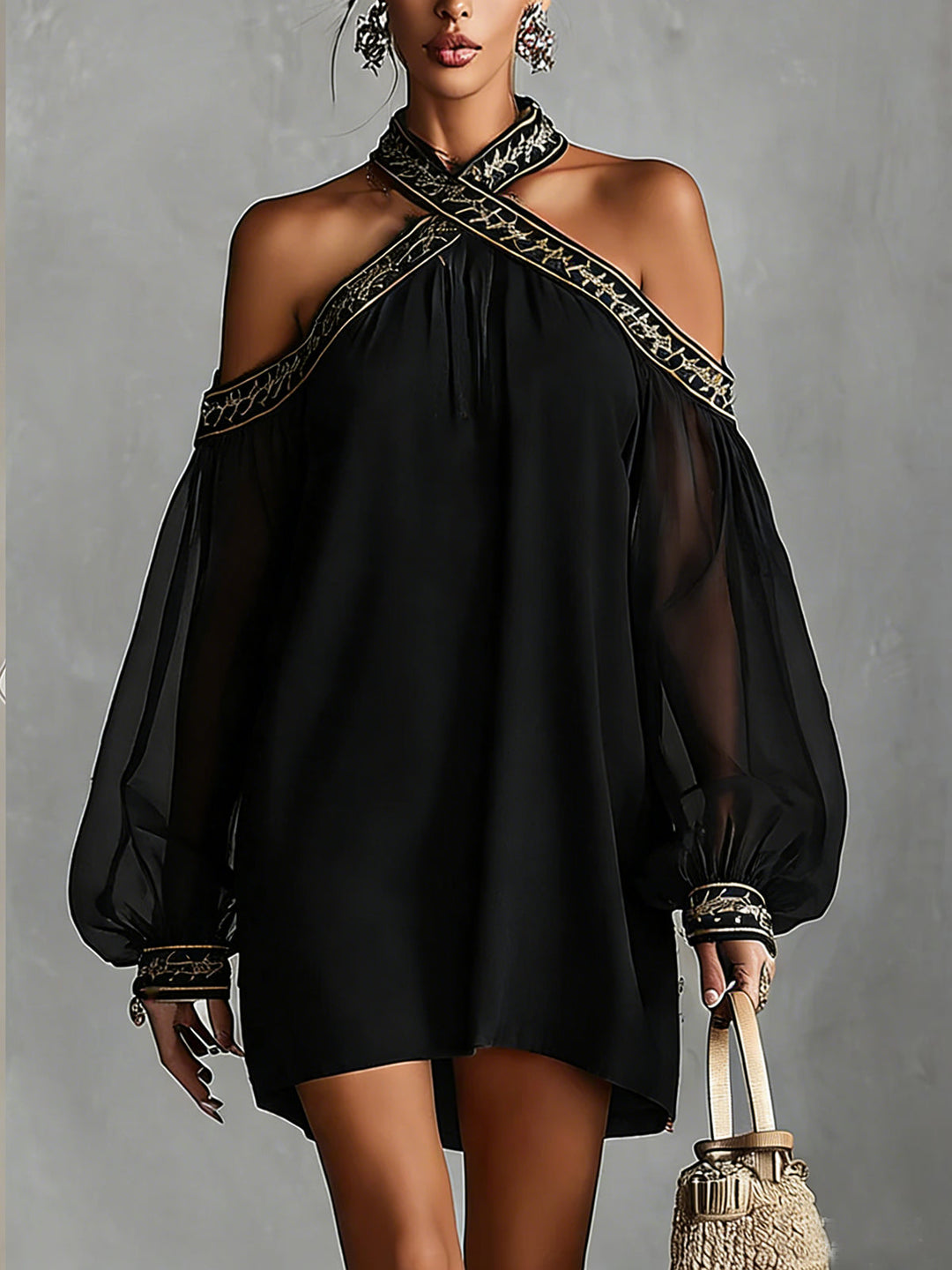Calira Soft Flow Mini Dress