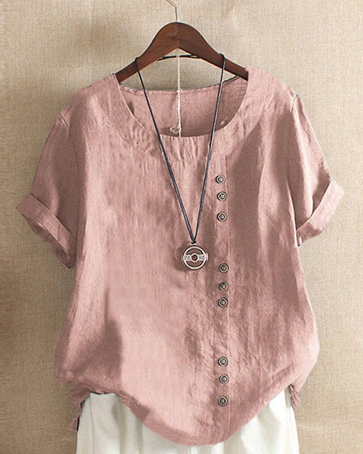 Arvella Linen Flow Top