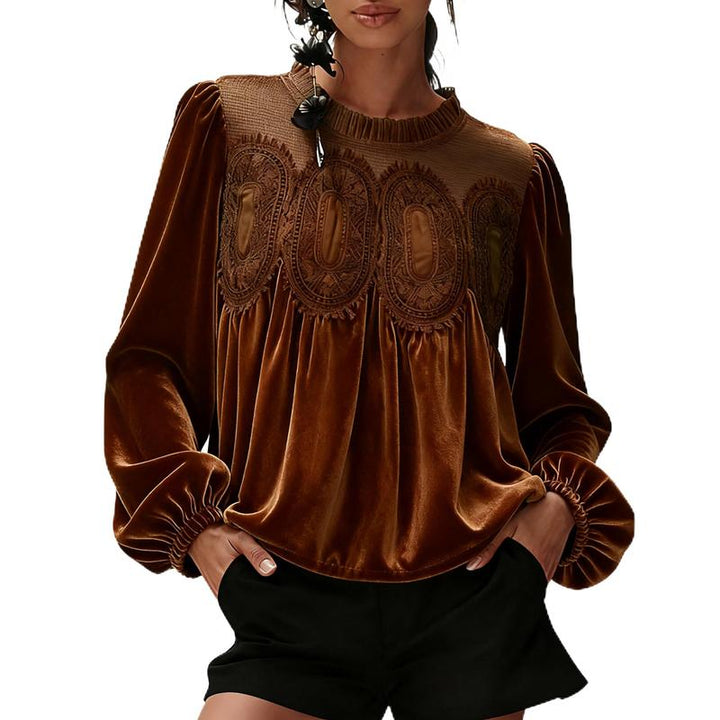 Veloura Grace Flare Blouse