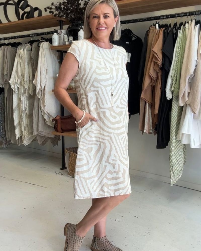 Avanela Round Neck Summer Dress