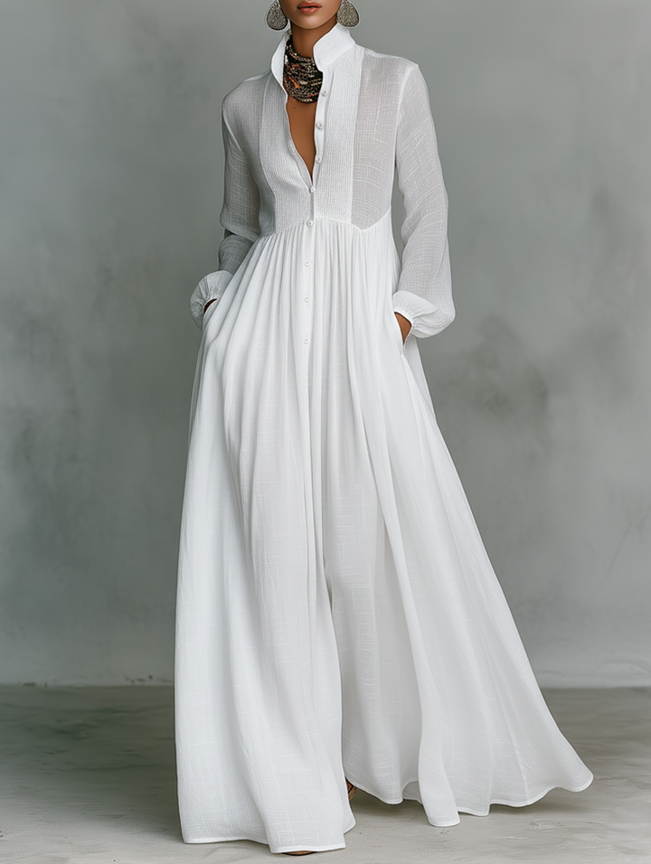 Liora Button Flow Dress