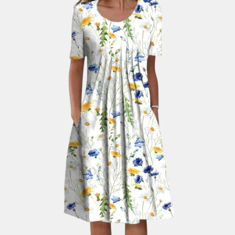 Lunara Cotton Flow Dress