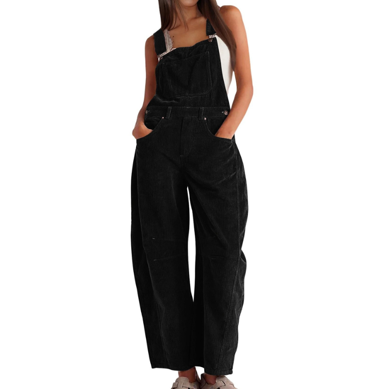 Ethina Stylish Barrel Wide Leg Overall Jumpsuit