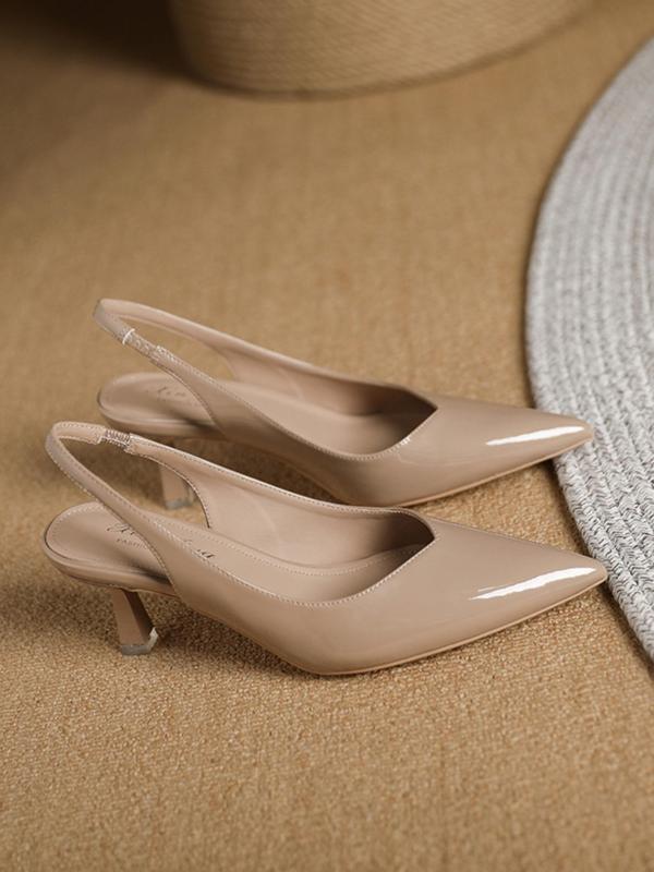 Selmira Pointed Slingback Heels