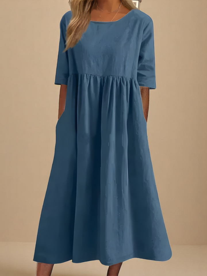 Aveline Soft Flow Midi Dress