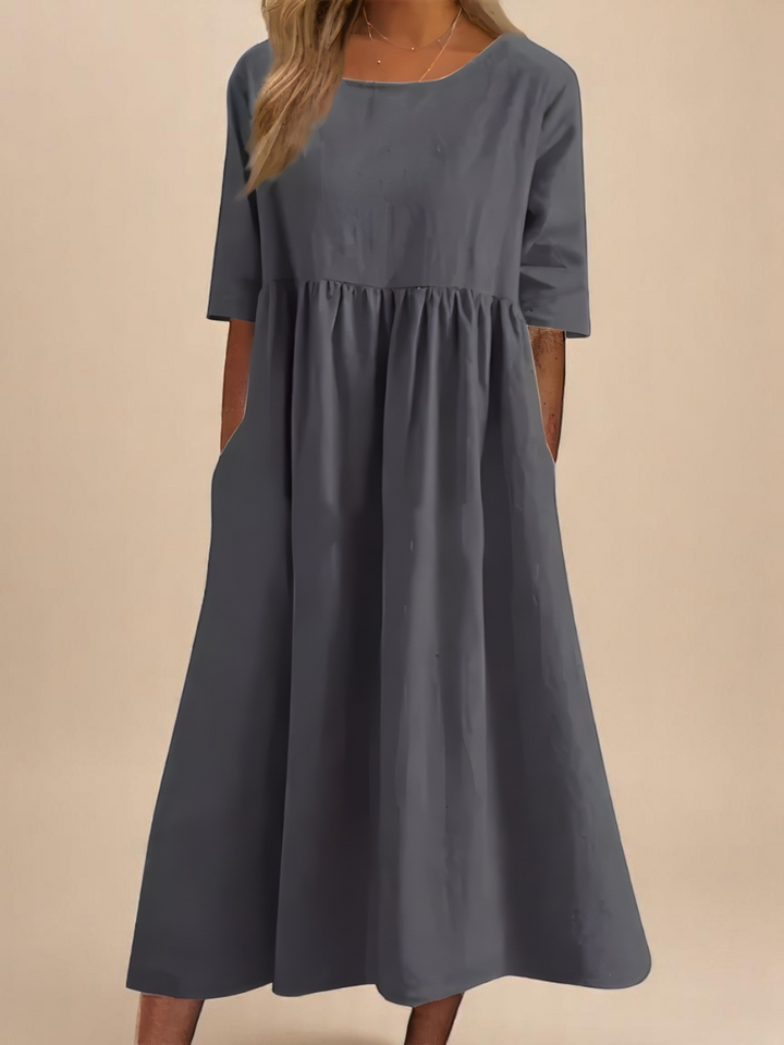 Aveline Soft Flow Midi Dress