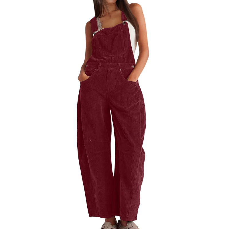 Ethina Stylish Barrel Wide Leg Overall Jumpsuit