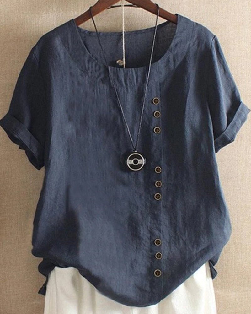 Arvella Linen Flow Top