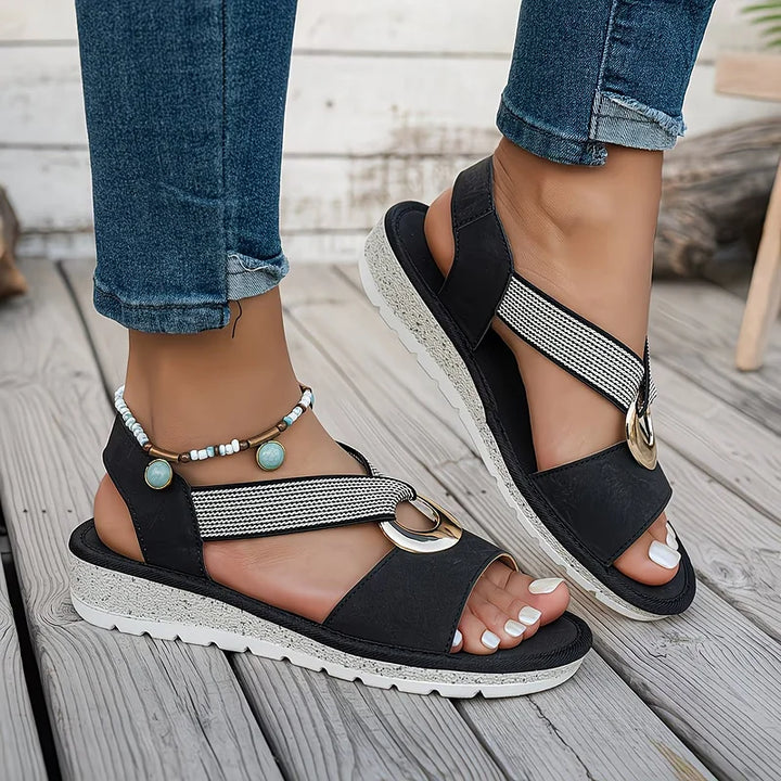 Caelira Ring Detail Sandals