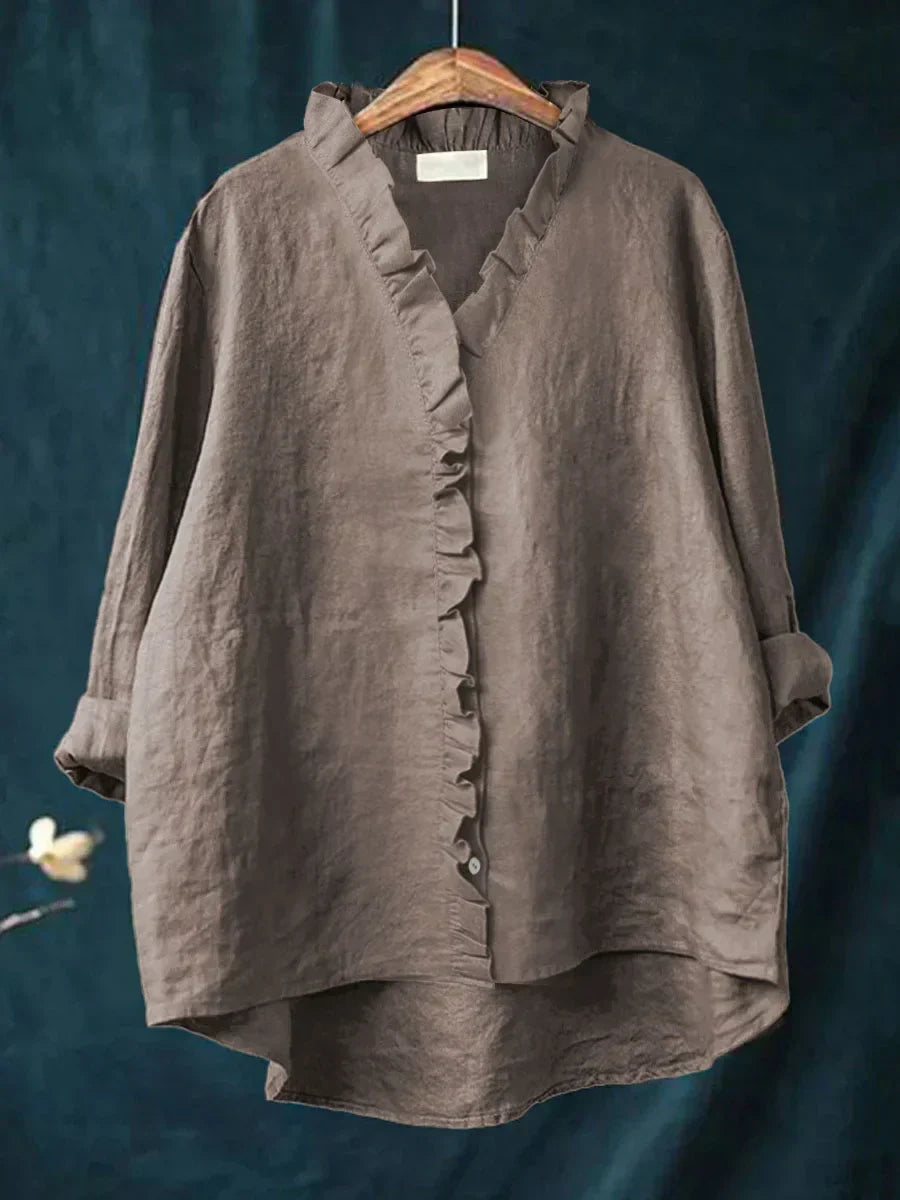 Elira Ruffle Soft Blouse