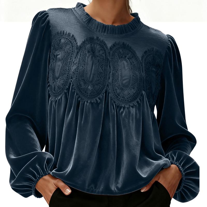 Veloura Grace Flare Blouse