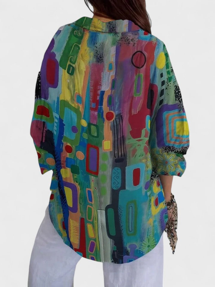 Aveline Mosaic Blouse