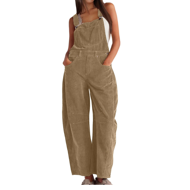 Ethina Stylish Barrel Wide Leg Overall Jumpsuit
