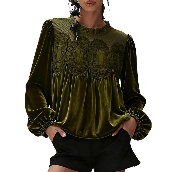 Veloura Grace Flare Blouse