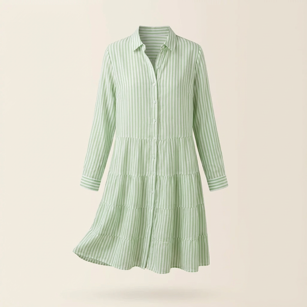 Sunlit Stripes Dress