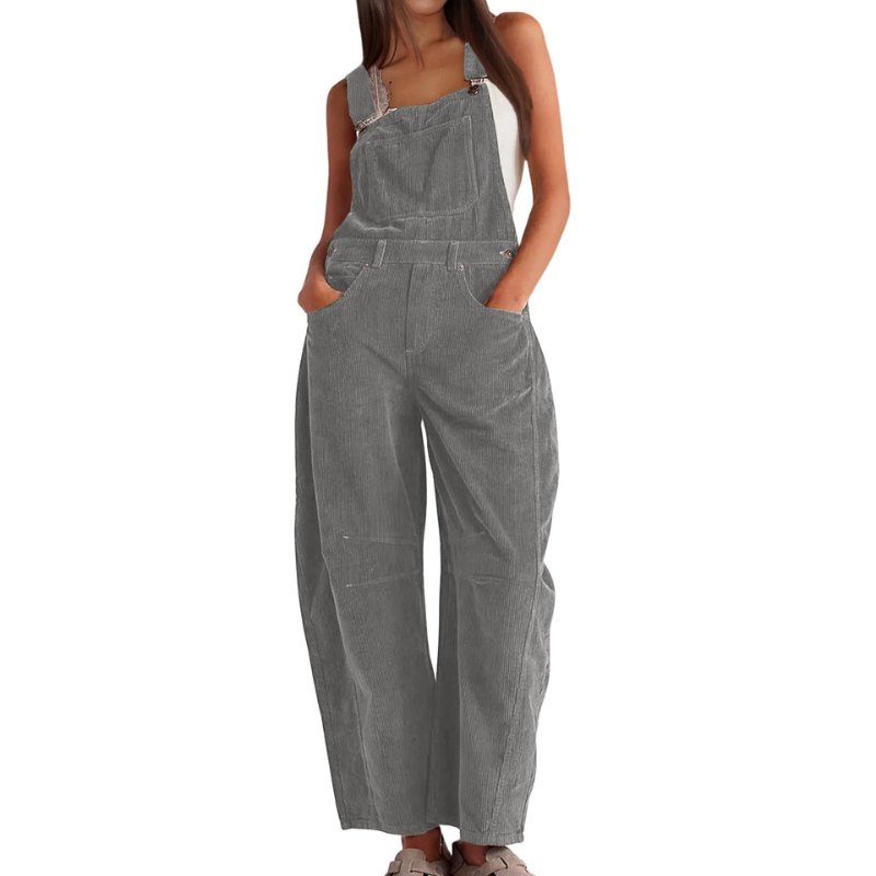 Ethina Stylish Barrel Wide Leg Overall Jumpsuit
