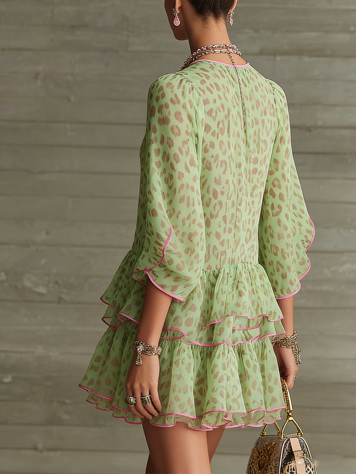 Zerina Wild Ruffle Mini Dress