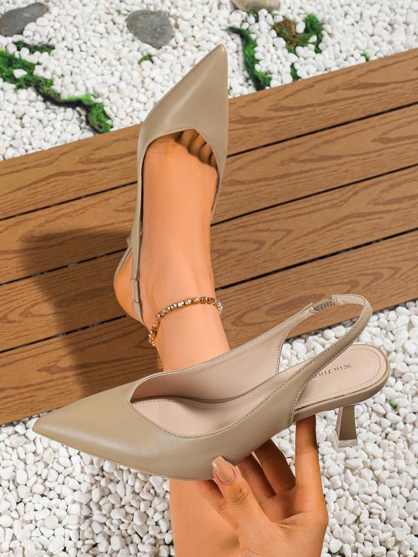 Selmira Pointed Slingback Heels