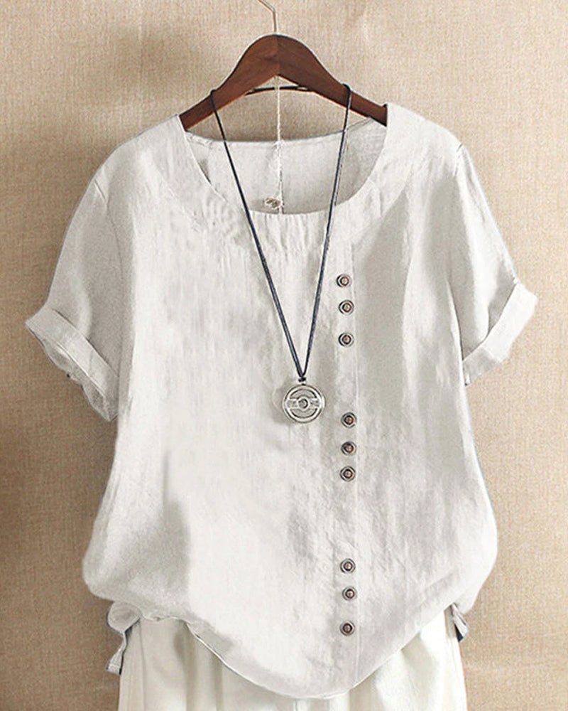 Arvella Linen Flow Top
