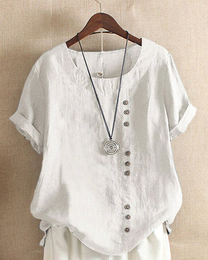 Arvella Linen Flow Top