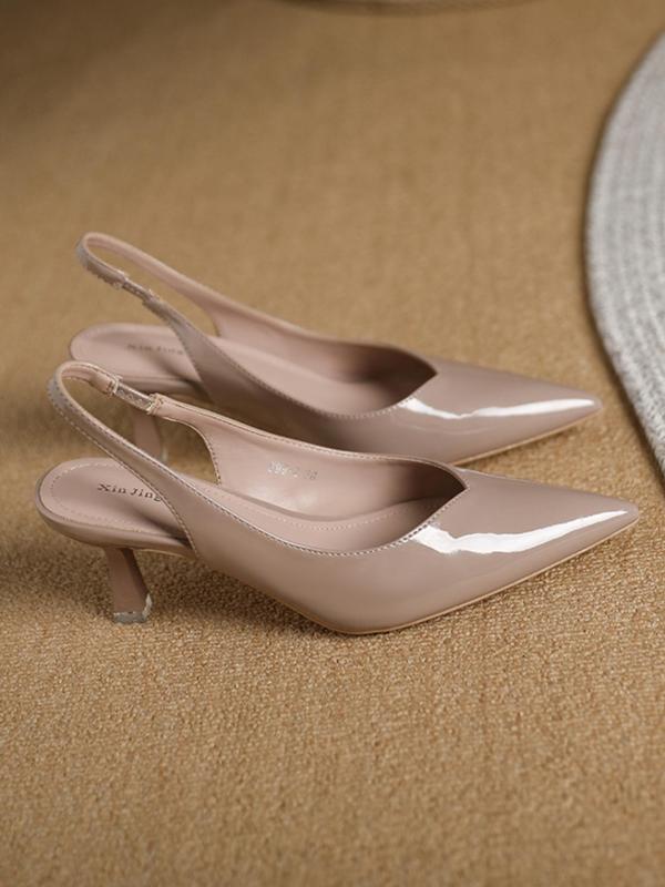 Selmira Pointed Slingback Heels