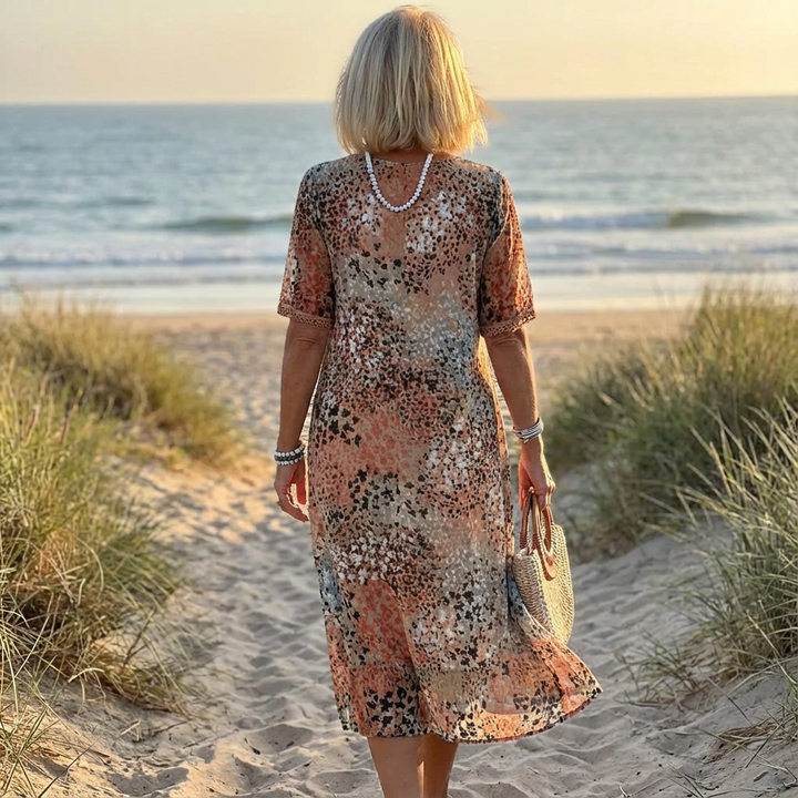 AzureWave Midi Dress