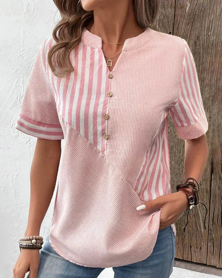 Serella Soft Stripe Blouse