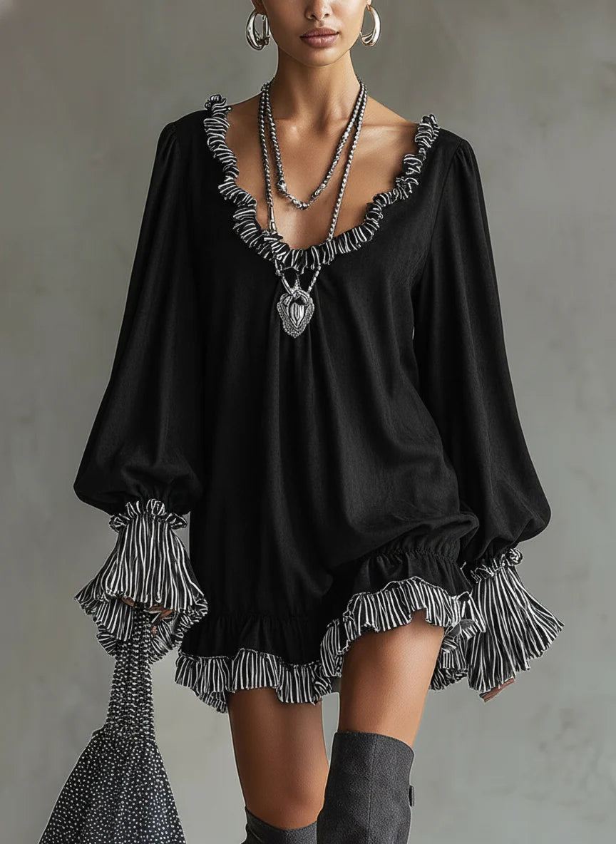 Nyx Ruffle Mini Dress