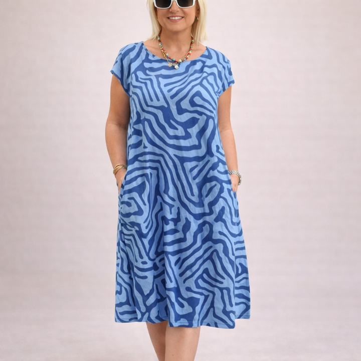 Avanela Round Neck Summer Dress