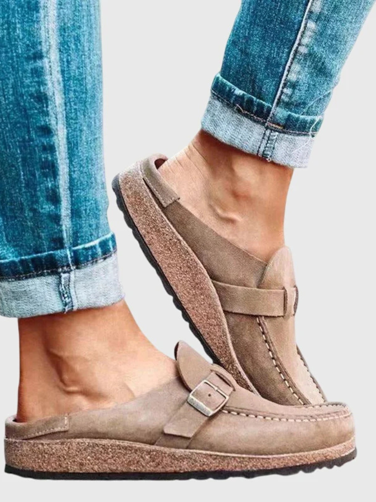 Rowan Comfort Buckle Clogs