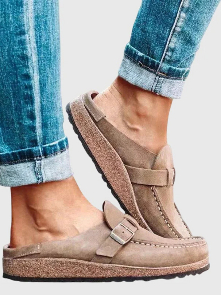 Rowan Comfort Buckle Clogs