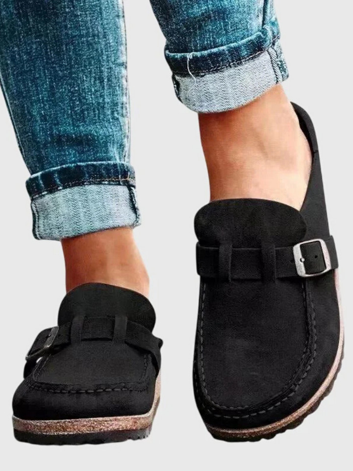 Rowan Comfort Buckle Clogs