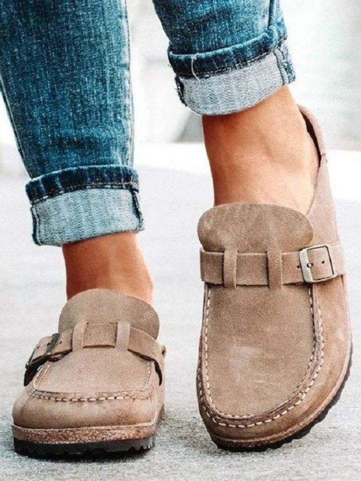 Rowan Comfort Buckle Clogs