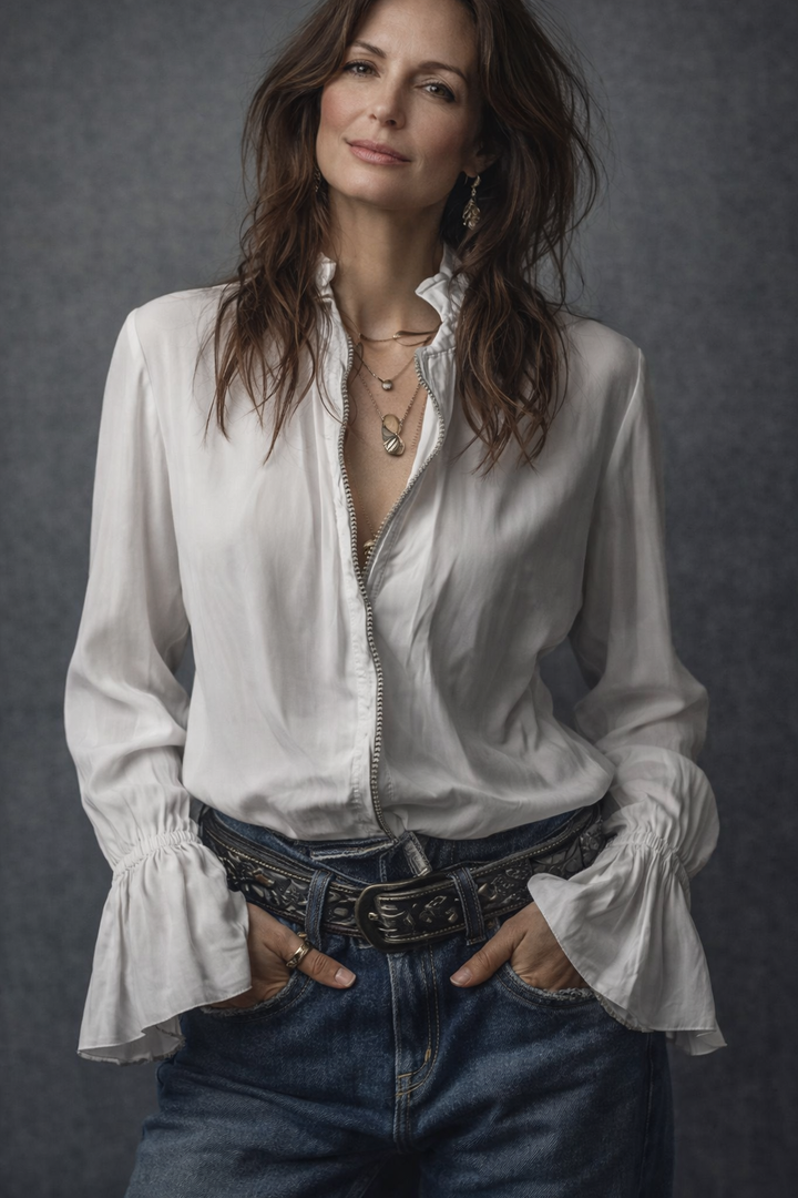 EverAura Wrap-Front Knit