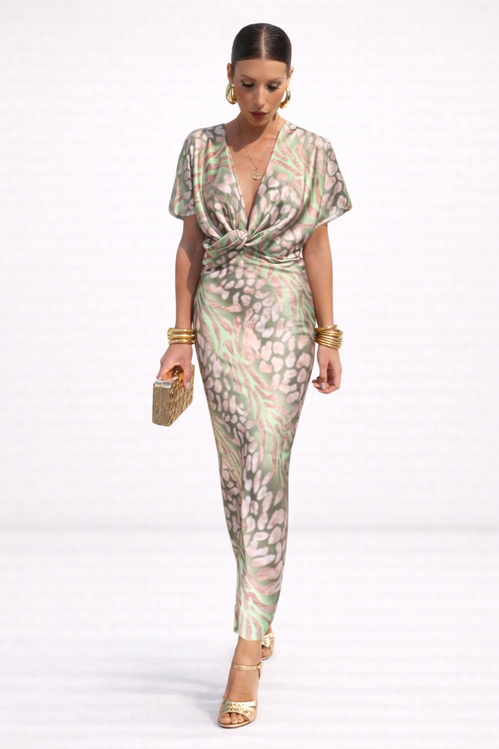 Nerelle Wrap Flow Maxi Dress