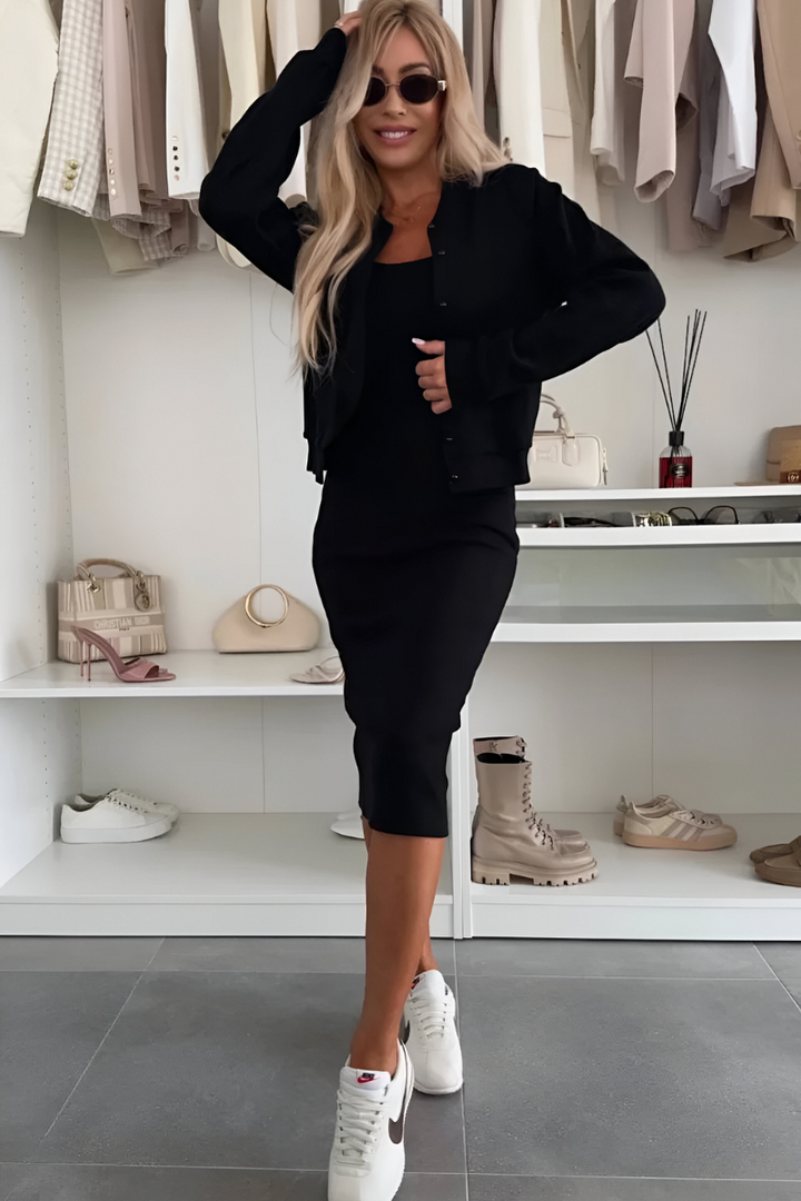 Marielle Knit Set Dress and Cardigan