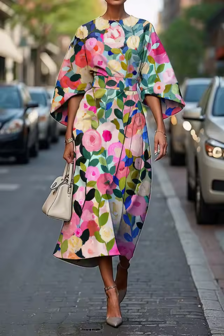 Elowen Floral Elegance Dress