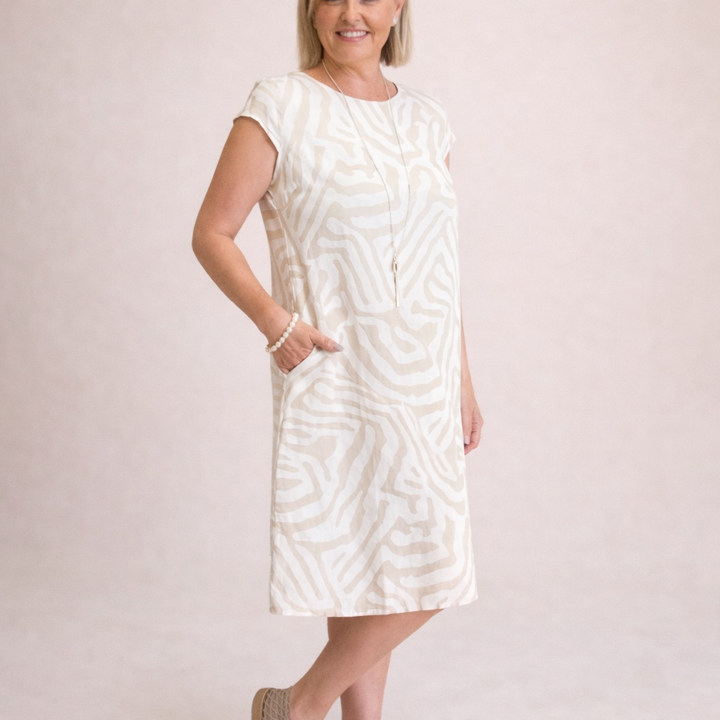 Avanela Round Neck Summer Dress