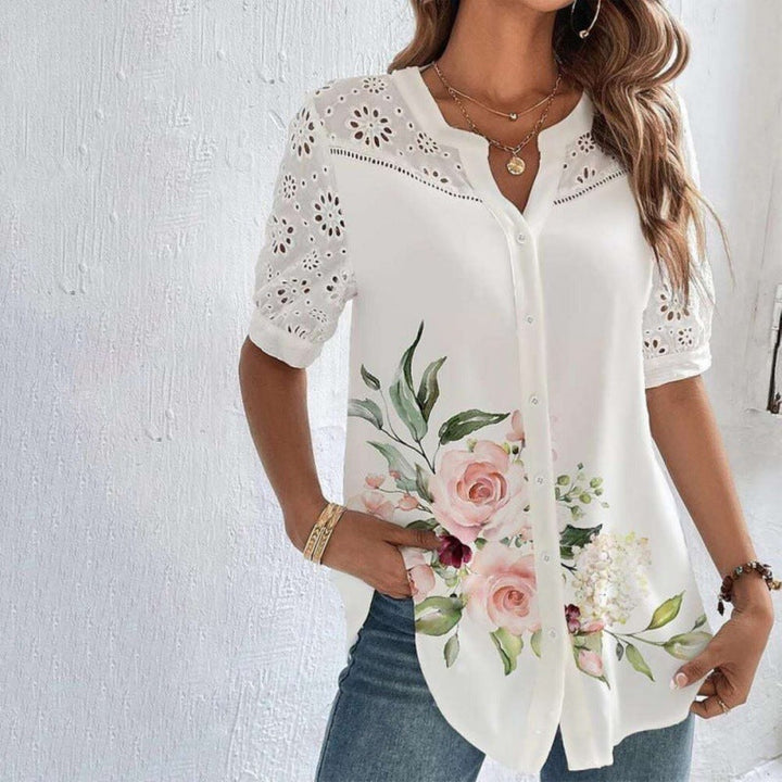 Velmira Lace Garden Blouse