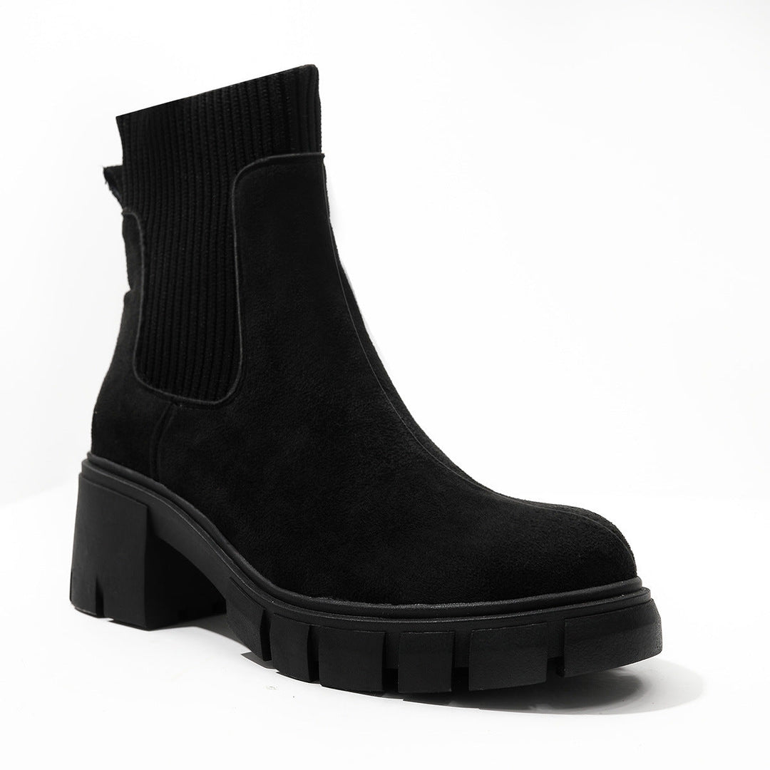 Avirelle Chunky Chelsea Boots