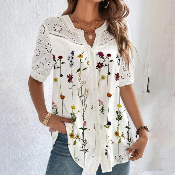 Velmira Lace Garden Blouse