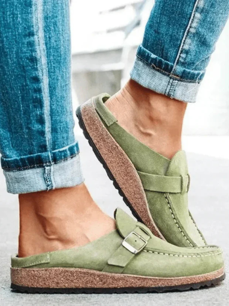 Rowan Comfort Buckle Clogs