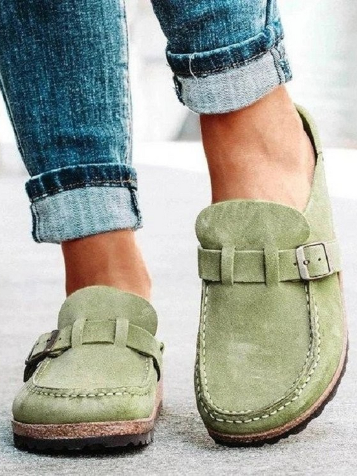 Rowan Comfort Buckle Clogs