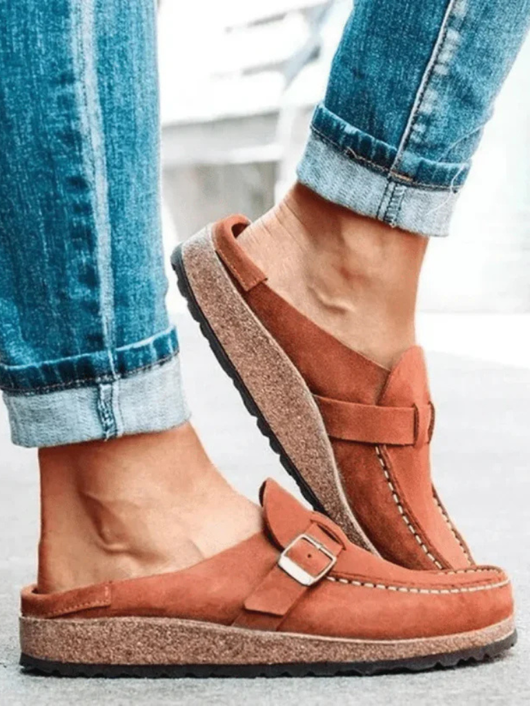 Rowan Comfort Buckle Clogs